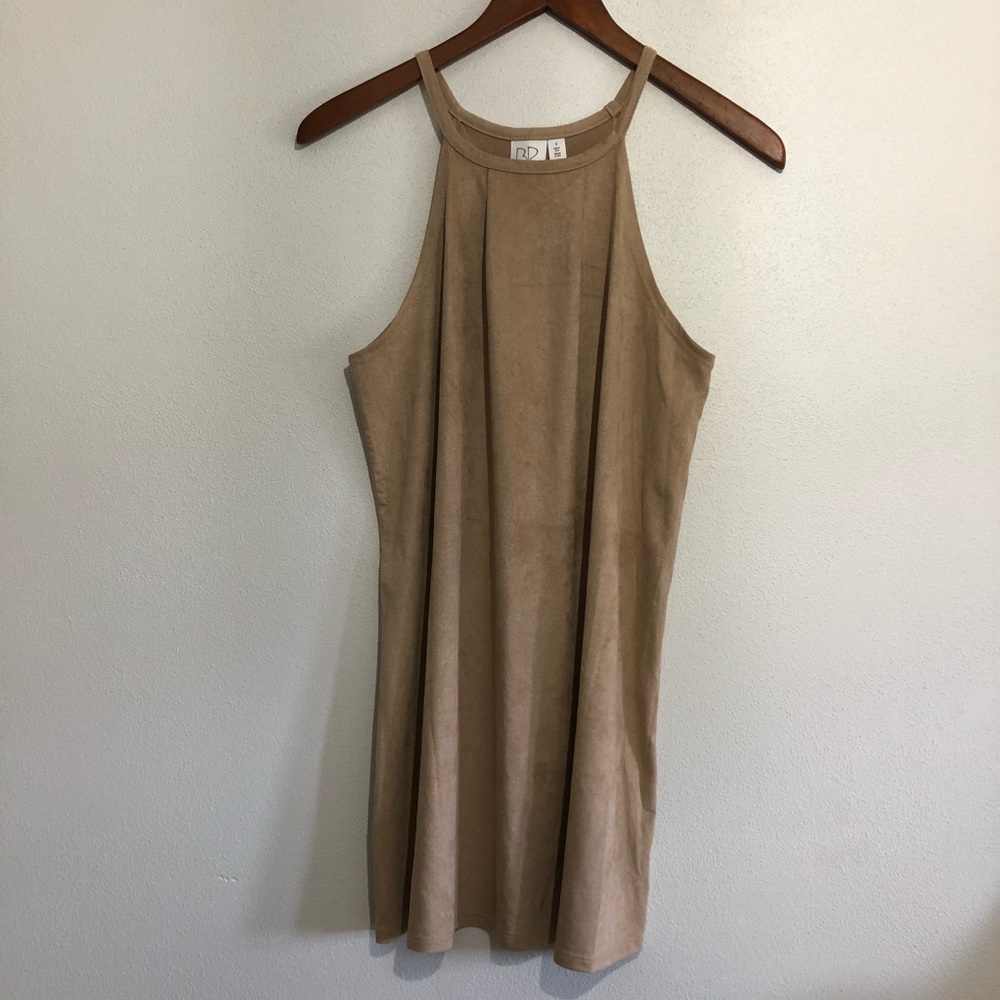 BP. faux suede dress